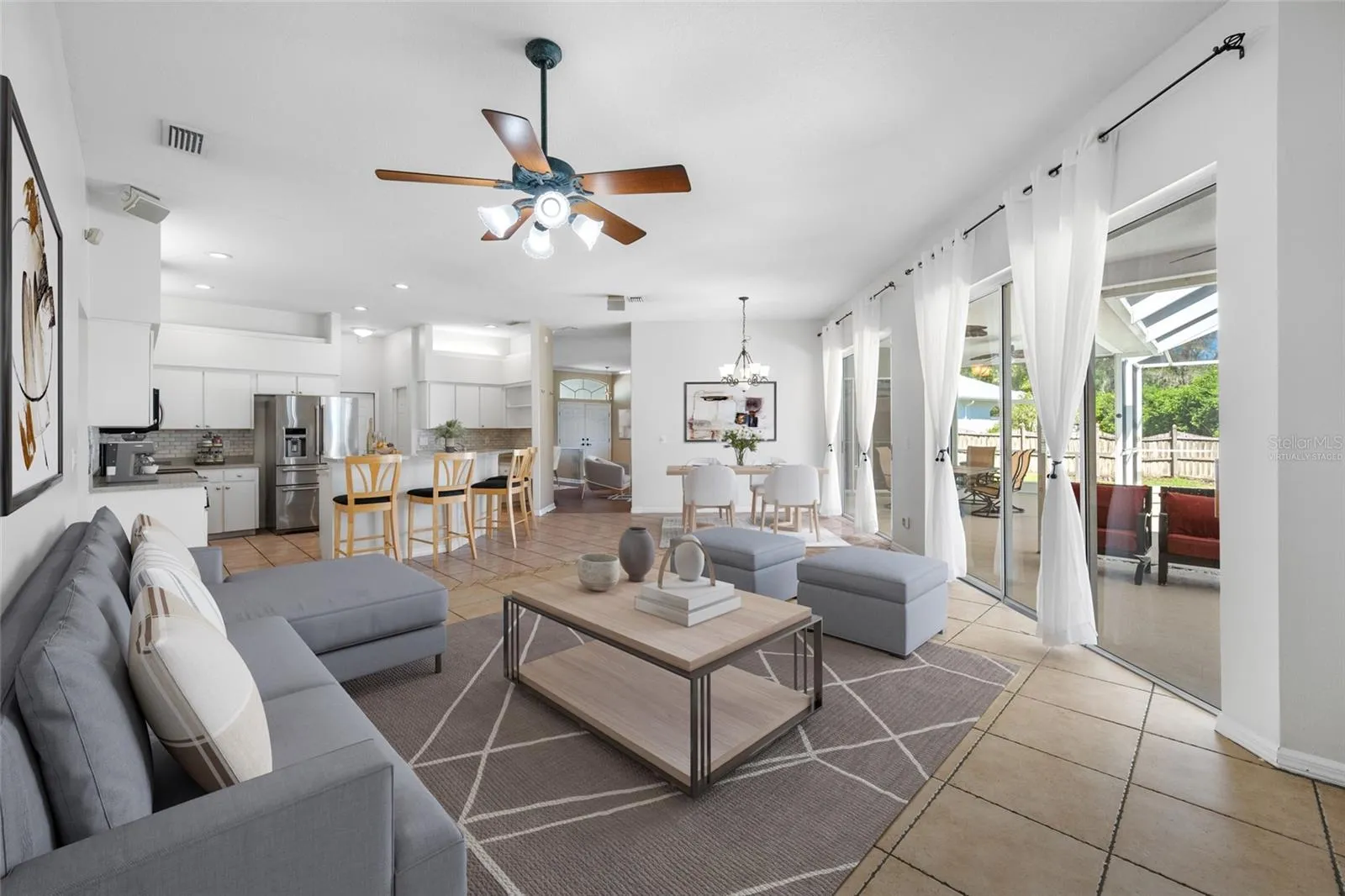 Family Room - VIRTUALLY STAGED