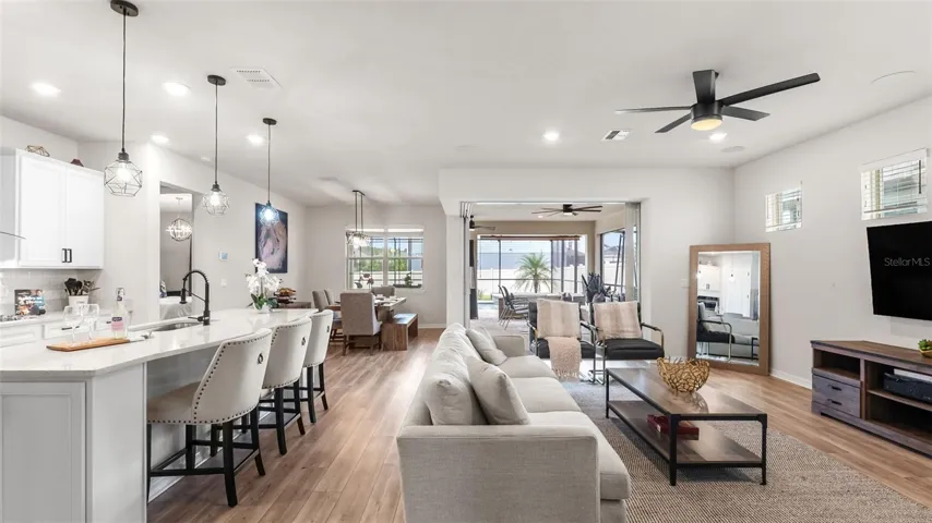 Living Room: Built-In Surround Sound