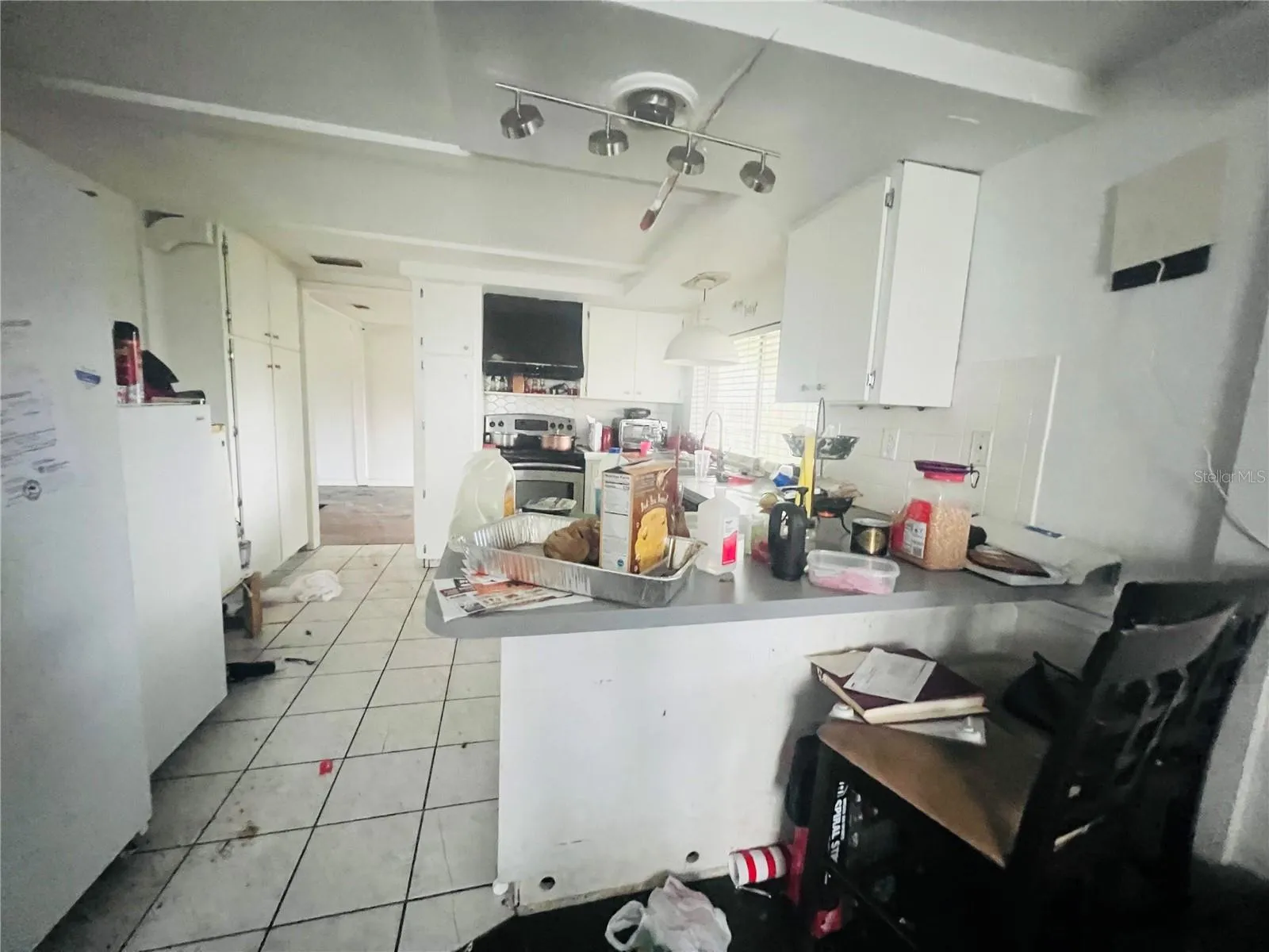 KITCHEN VIEW FROM FAMILY ROOM