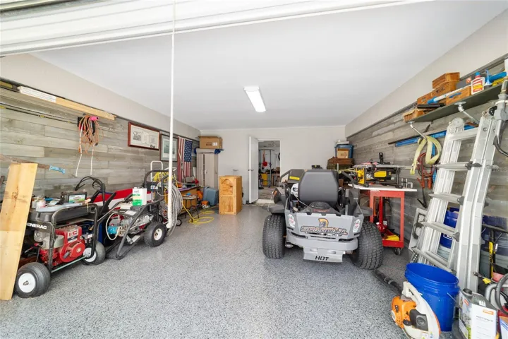Back of Workshop for Storage and roll up door