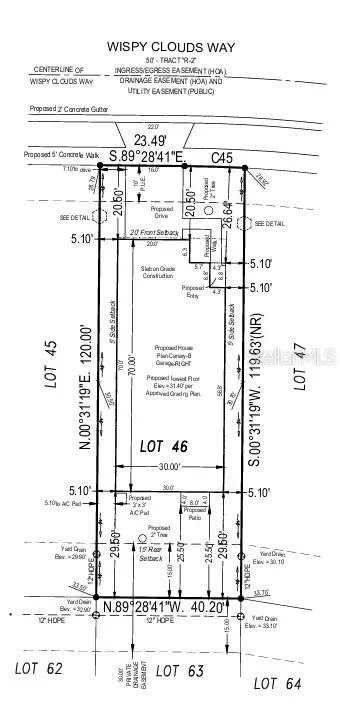 12212 Wispy Clouds Way Plot Plan