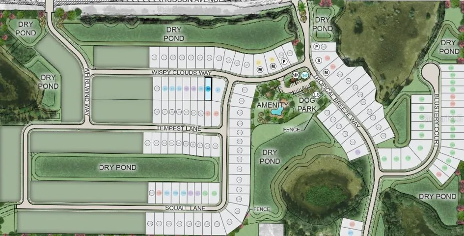 12212 Wispy Clouds Way Site Map