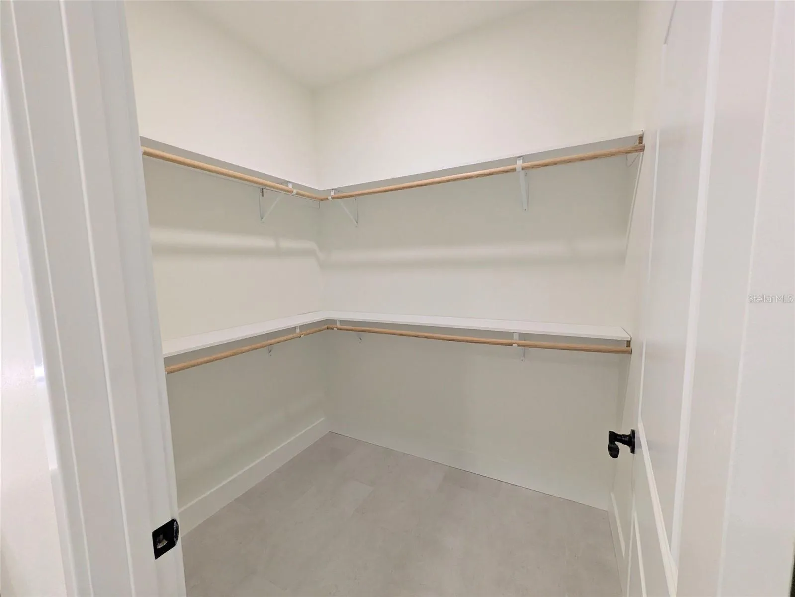 Primary closet