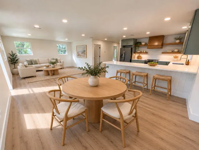 dining Virtually staged