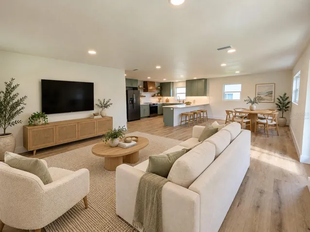 Living room Virtually staged