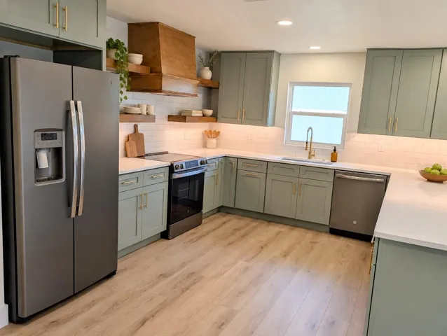 Kitchen Virtually staged