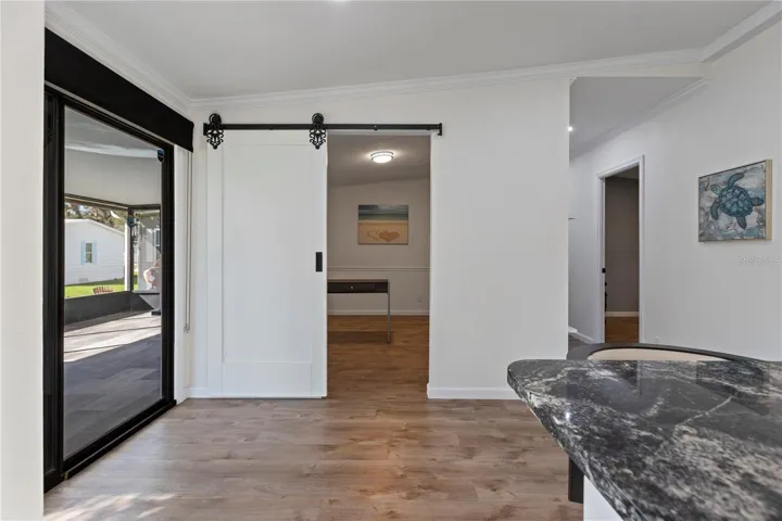 Barn Door to Den