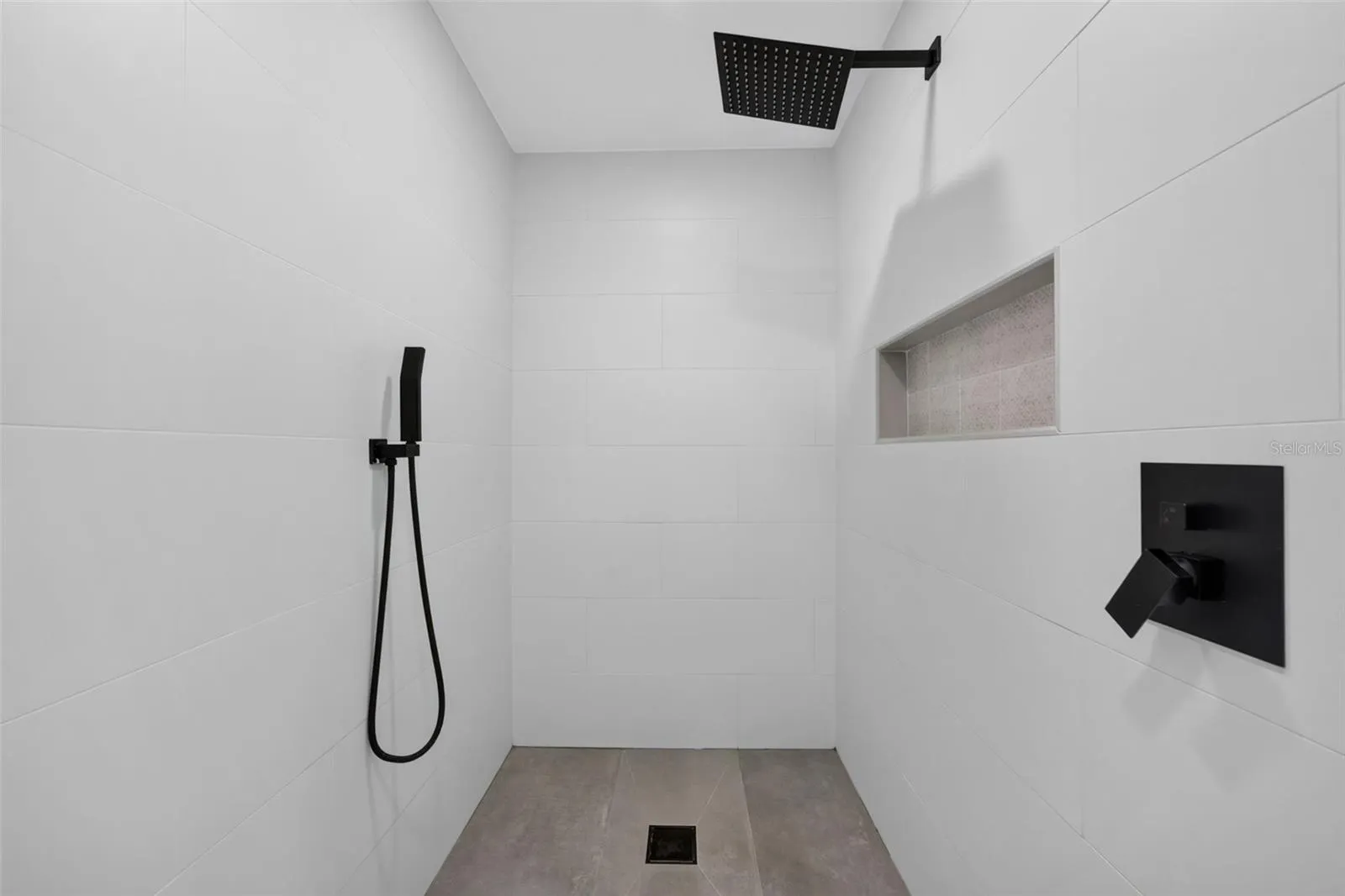 Huge walk-in shower