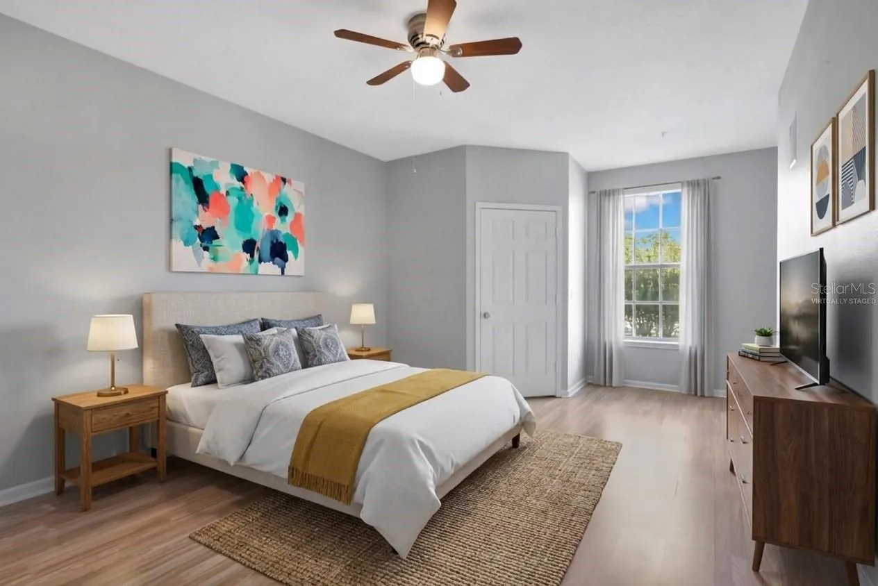 Bedroom (Virtually Staged)