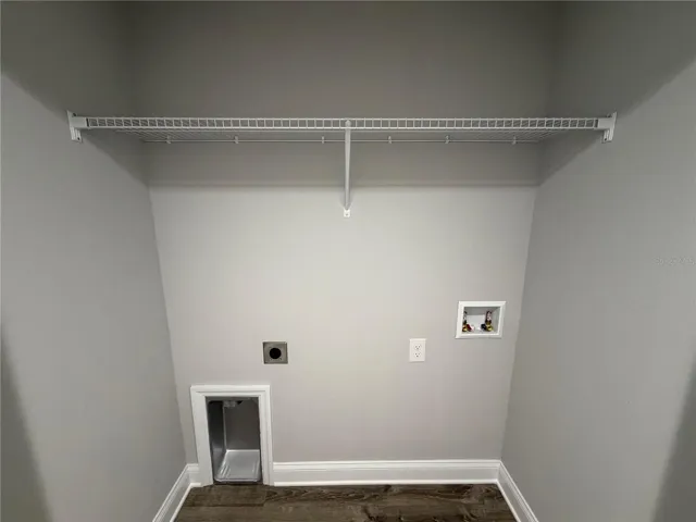 Laundry closet