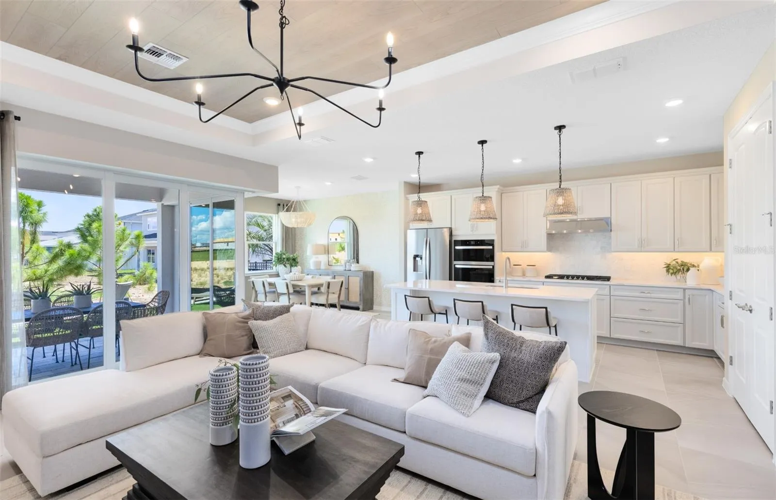 Model Home Design Only. Pictures and furnishings are for illustrative purposes only. Elevations, colors and options may vary. Furniture is for model home staging only.