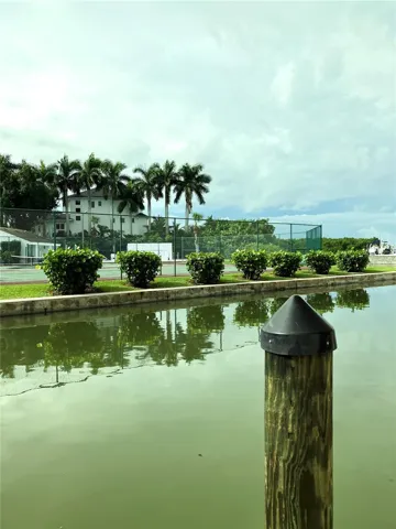 View from dock under condo