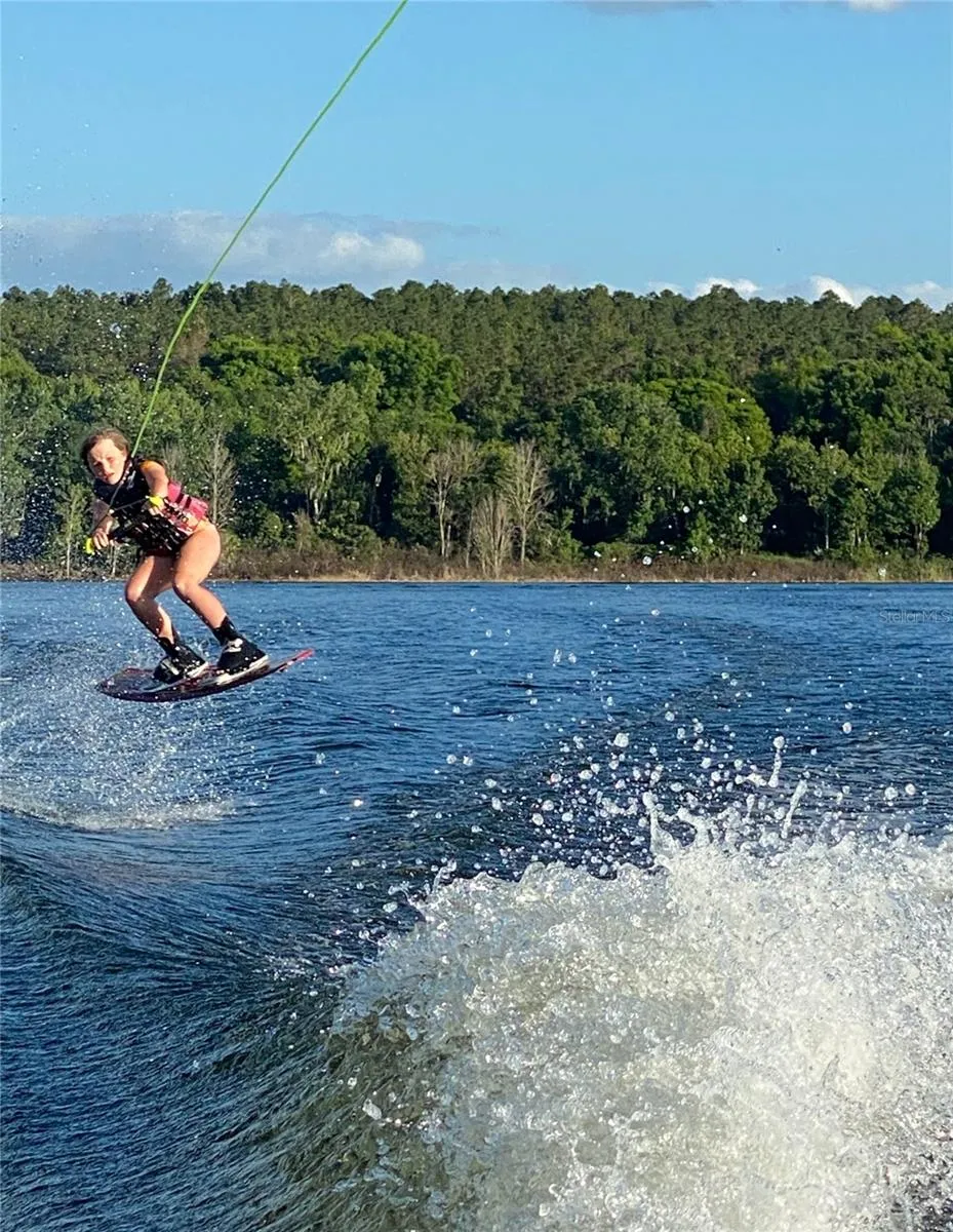 Catching Air on Lake Gibson