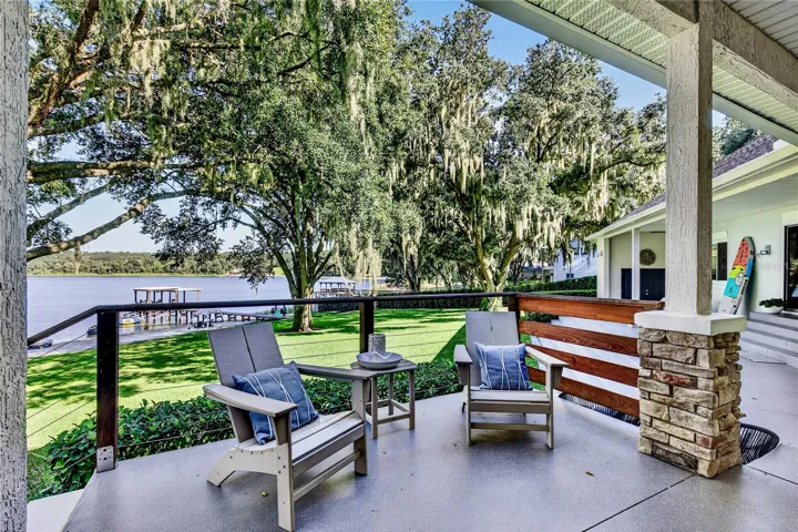 Deck Off Of Summer Kitchen
