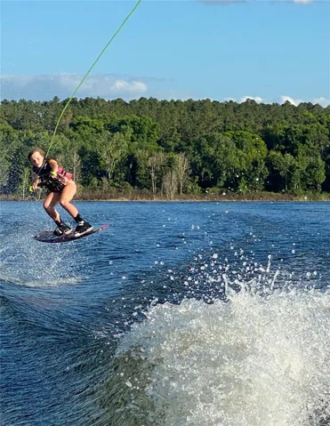 Catching Air on Lake Gibson
