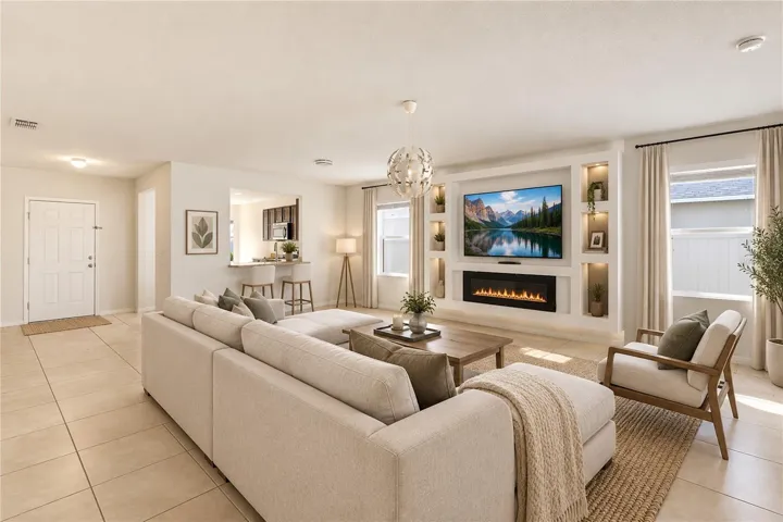 Virtual Staged Living Room