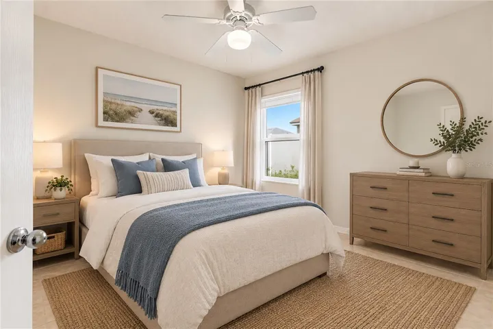 Virtual Staged Bedroom 2