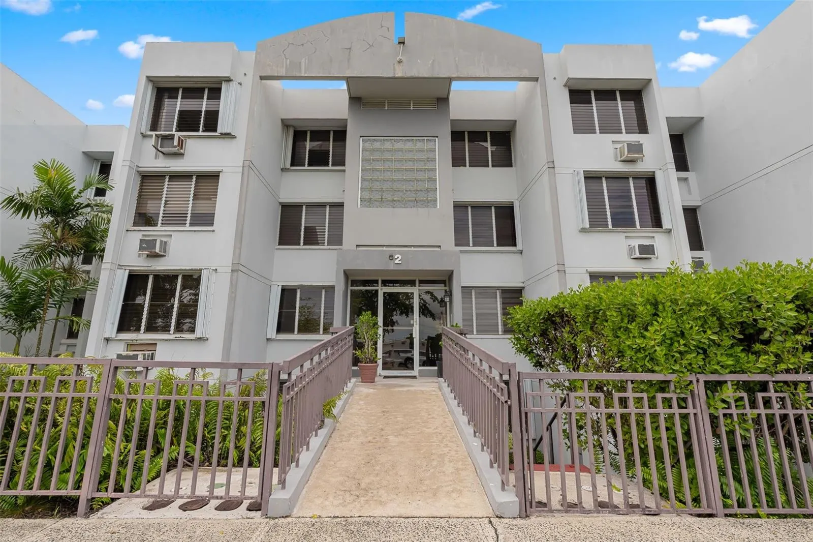 Front of building