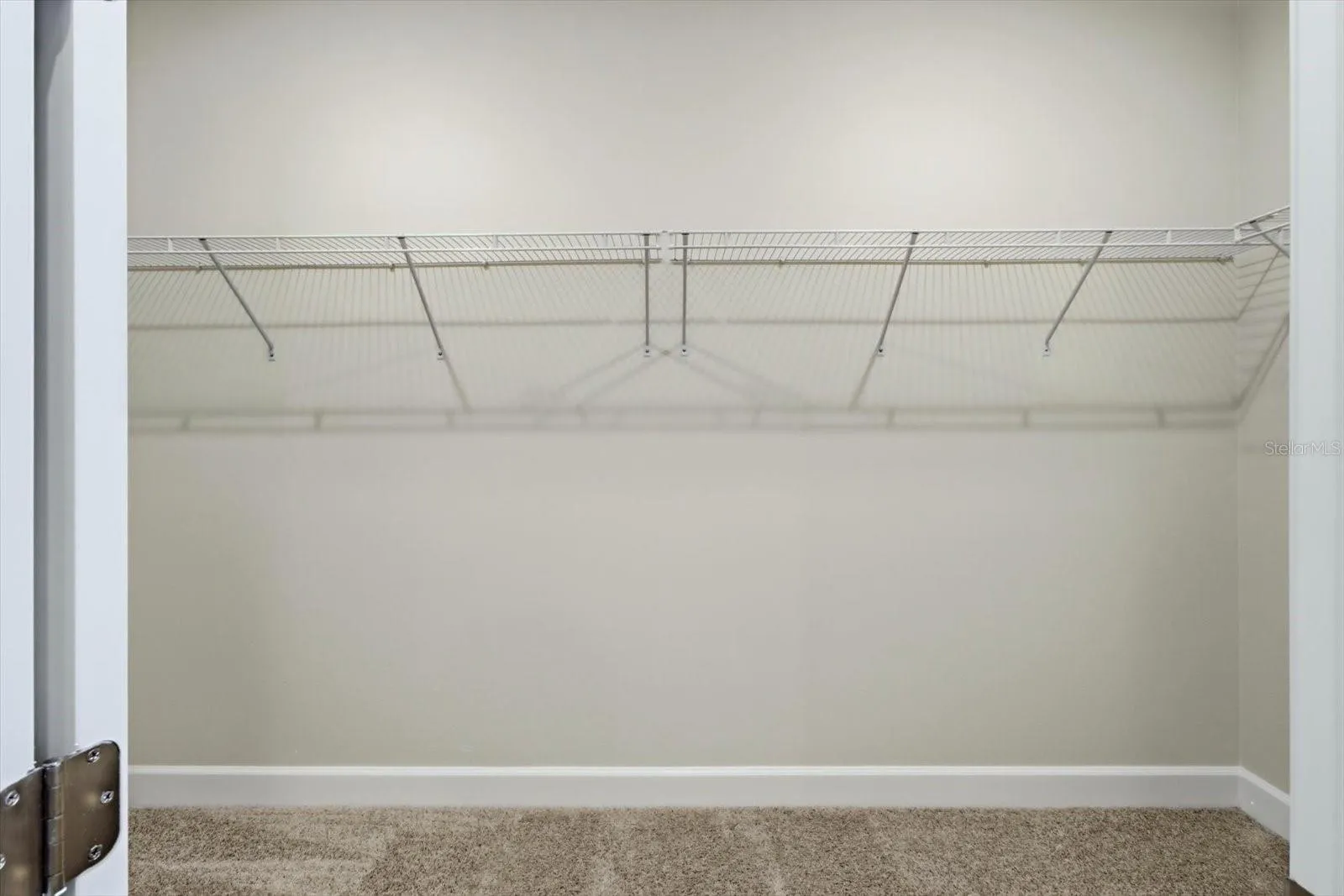 An oversized walk in closet just off the primary bathroom.