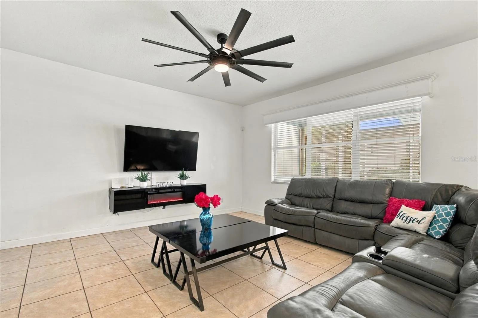 Built in ambiance fireplace will be enjoyed year round.