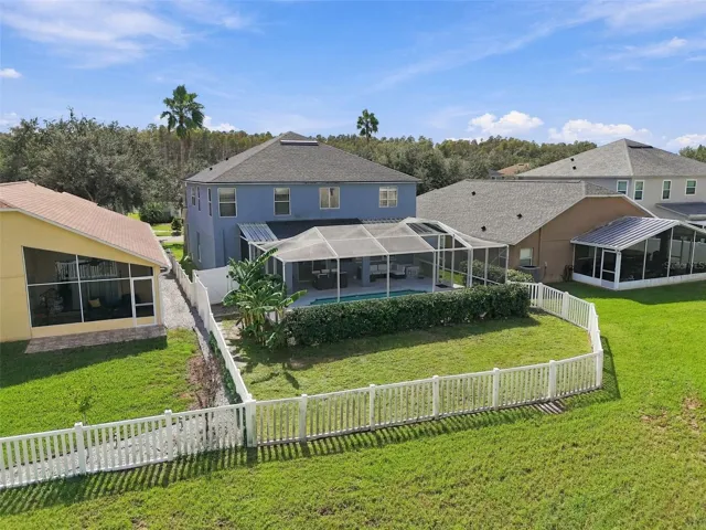 You will love the oversized fenced backyard.
