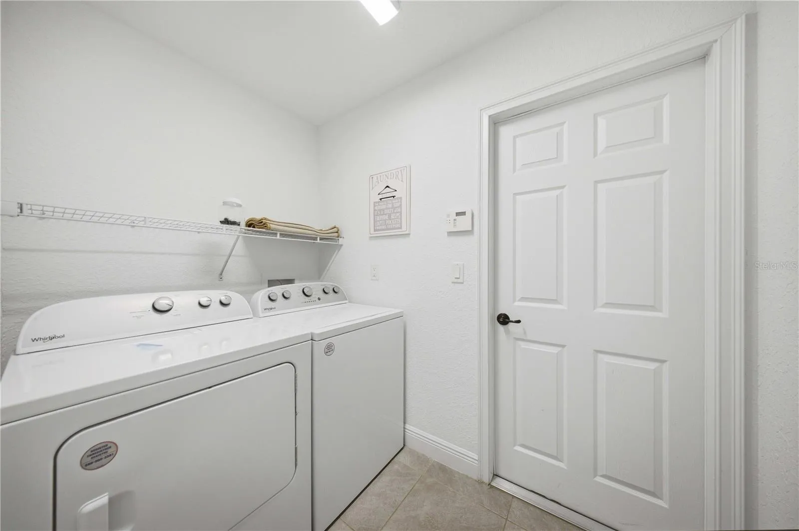 Inside Laundry room