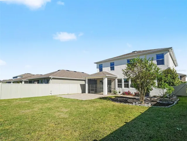 Large yard