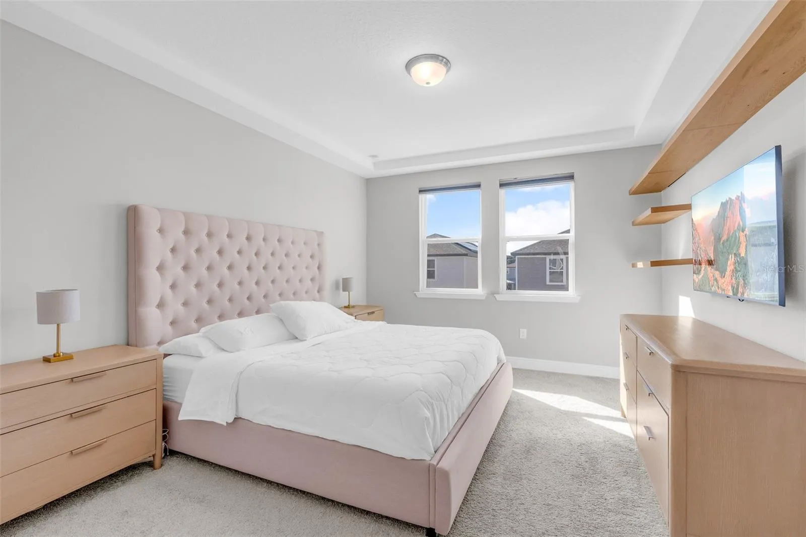 Primary bedroom with room for additional furnishings