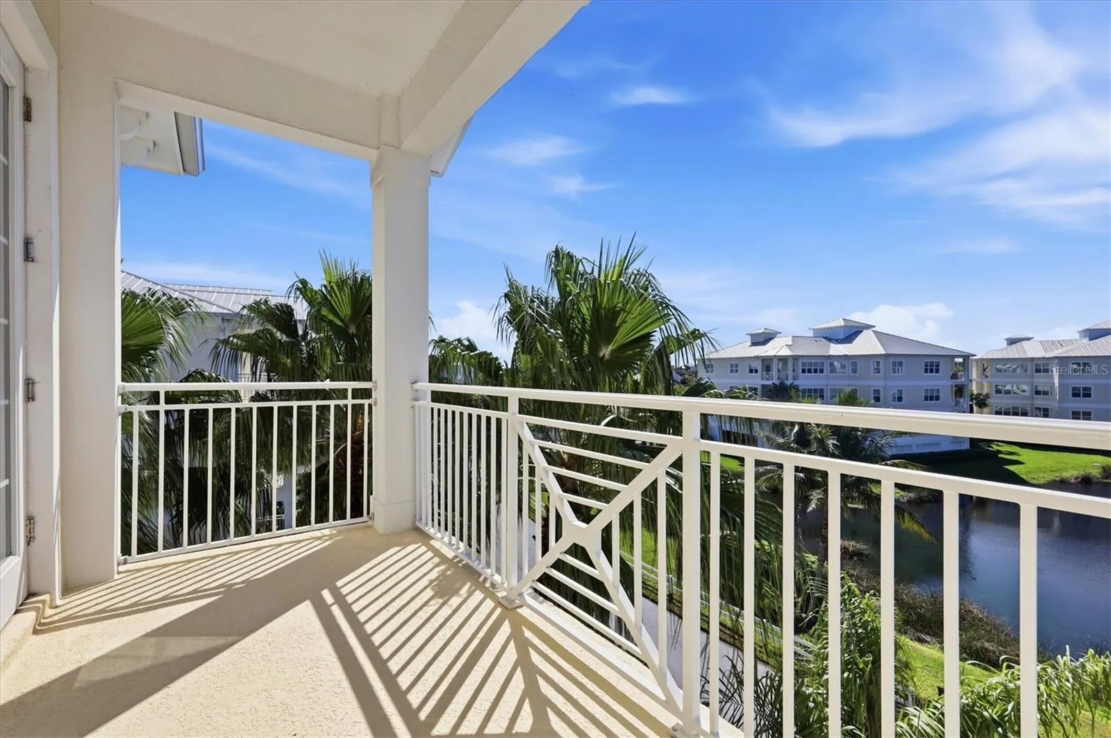 Balcony off the primary suite