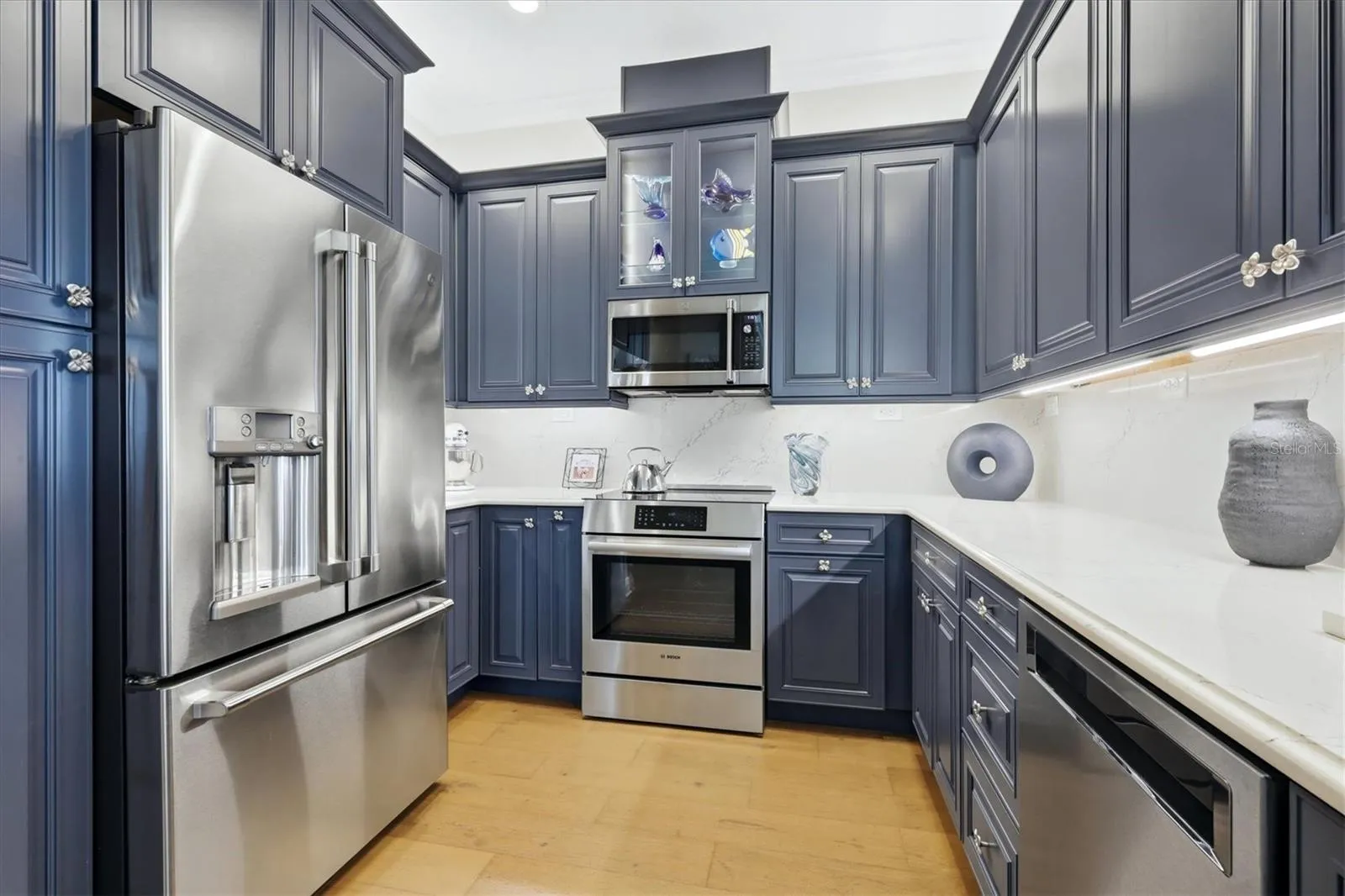 Custom designed kitchen.