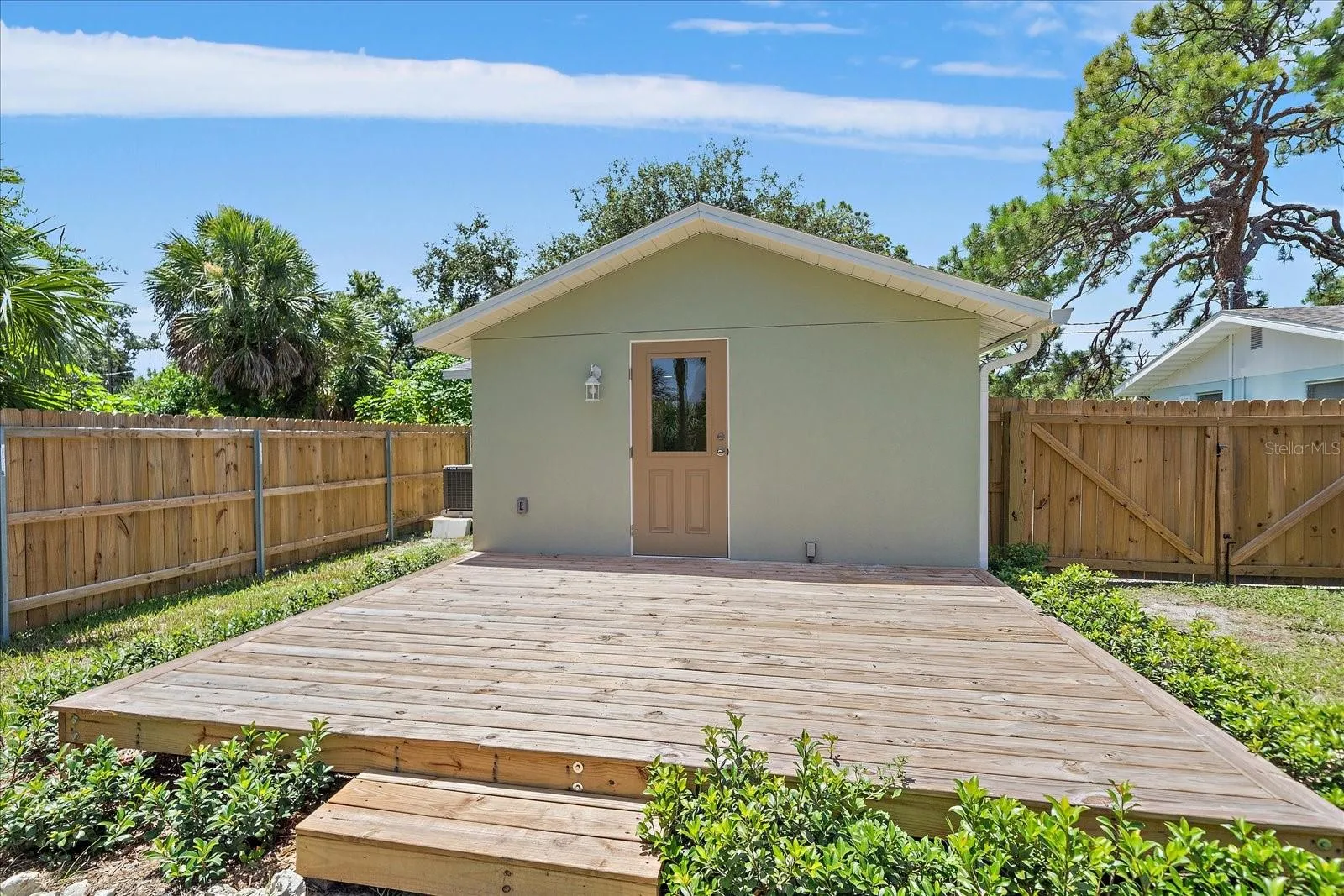 Backyard deck
