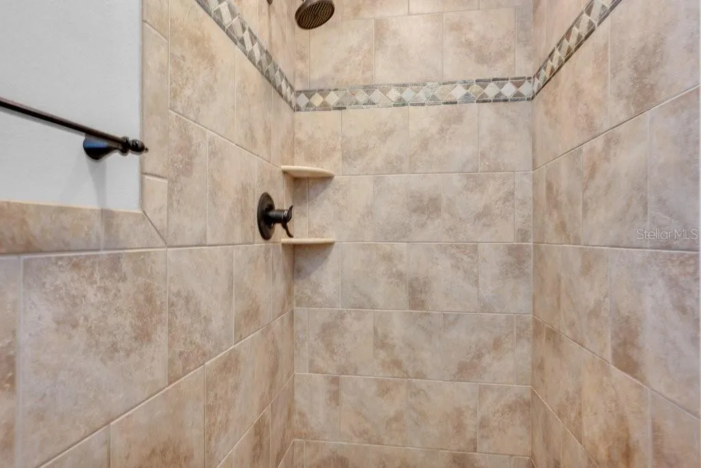 Primary bathroom shower