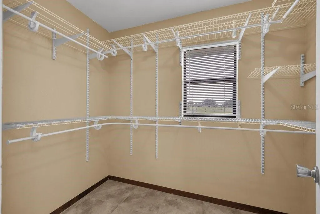 Primary walk in closet