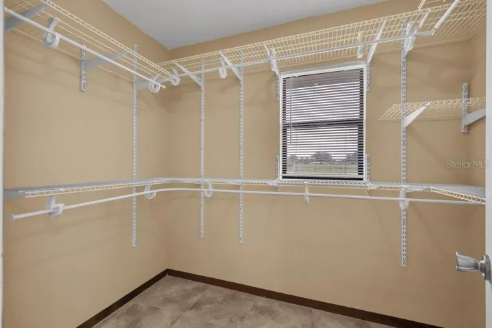 Primary walk in closet