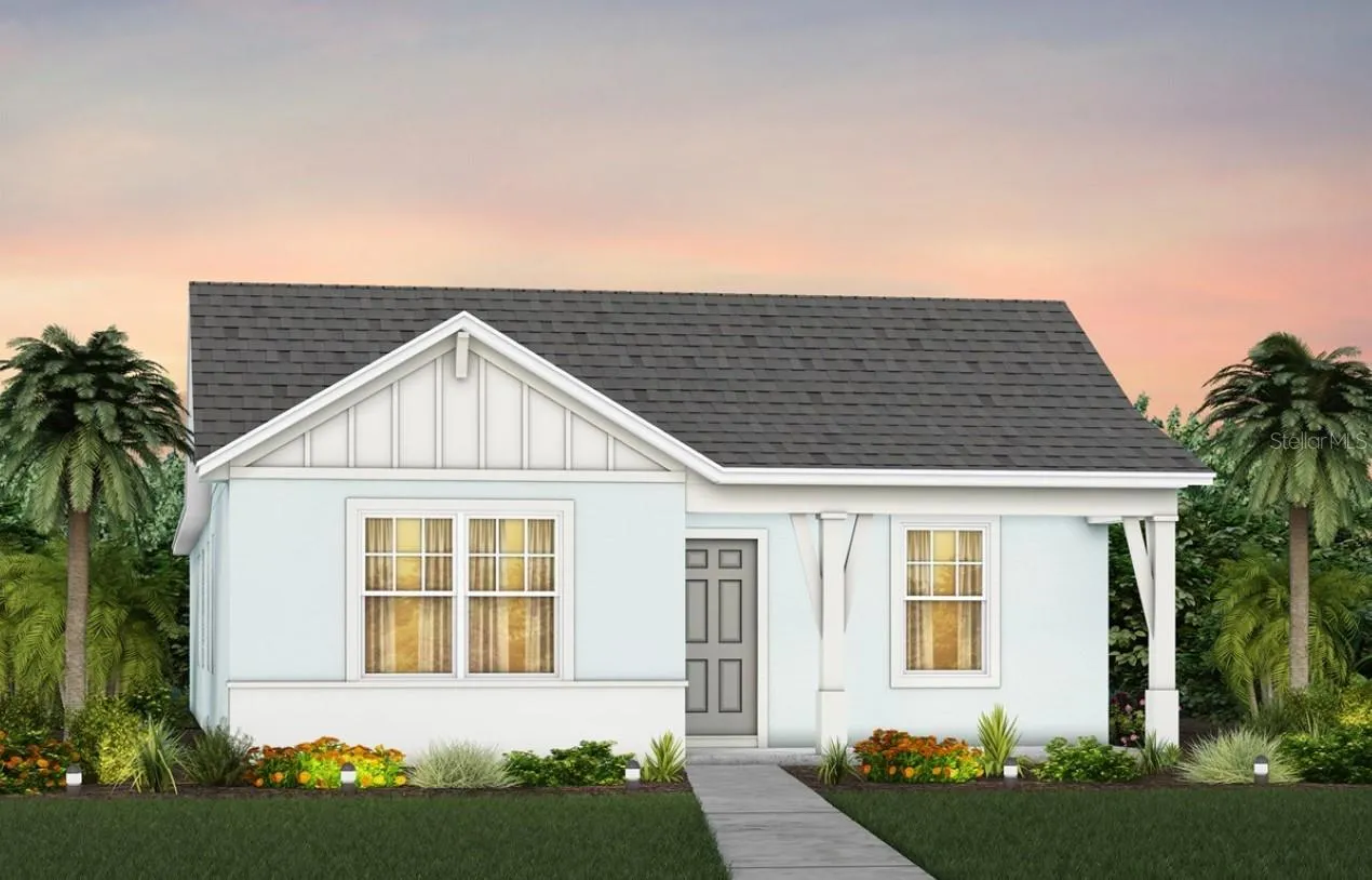 Exterior Design. Artistic rendering for this new construction home. Pictures are for illustrative purposes only. Elevations, colors and options may vary.