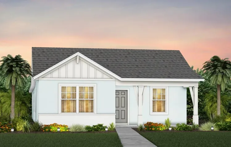Exterior Design. Artistic rendering for this new construction home. Pictures are for illustrative purposes only. Elevations, colors and options may vary.