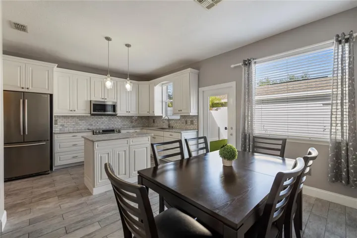 Kitchen with Dinette space
