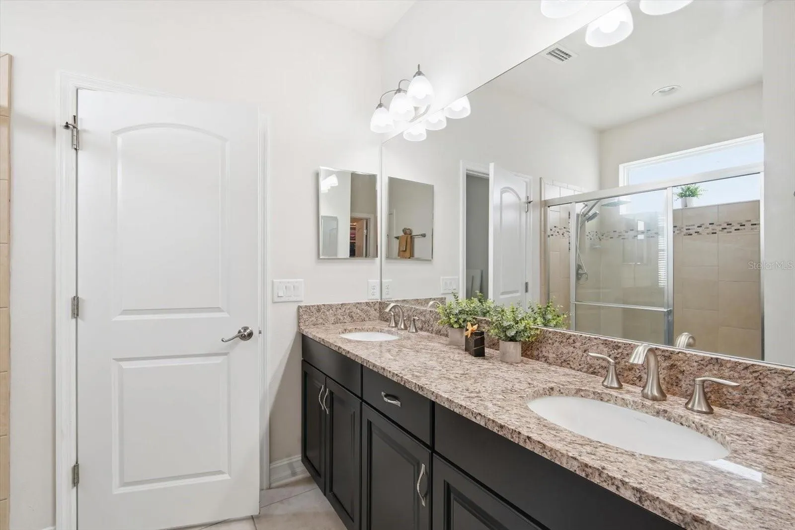 Upstairs: Guest Bathroom w/Dual Sink