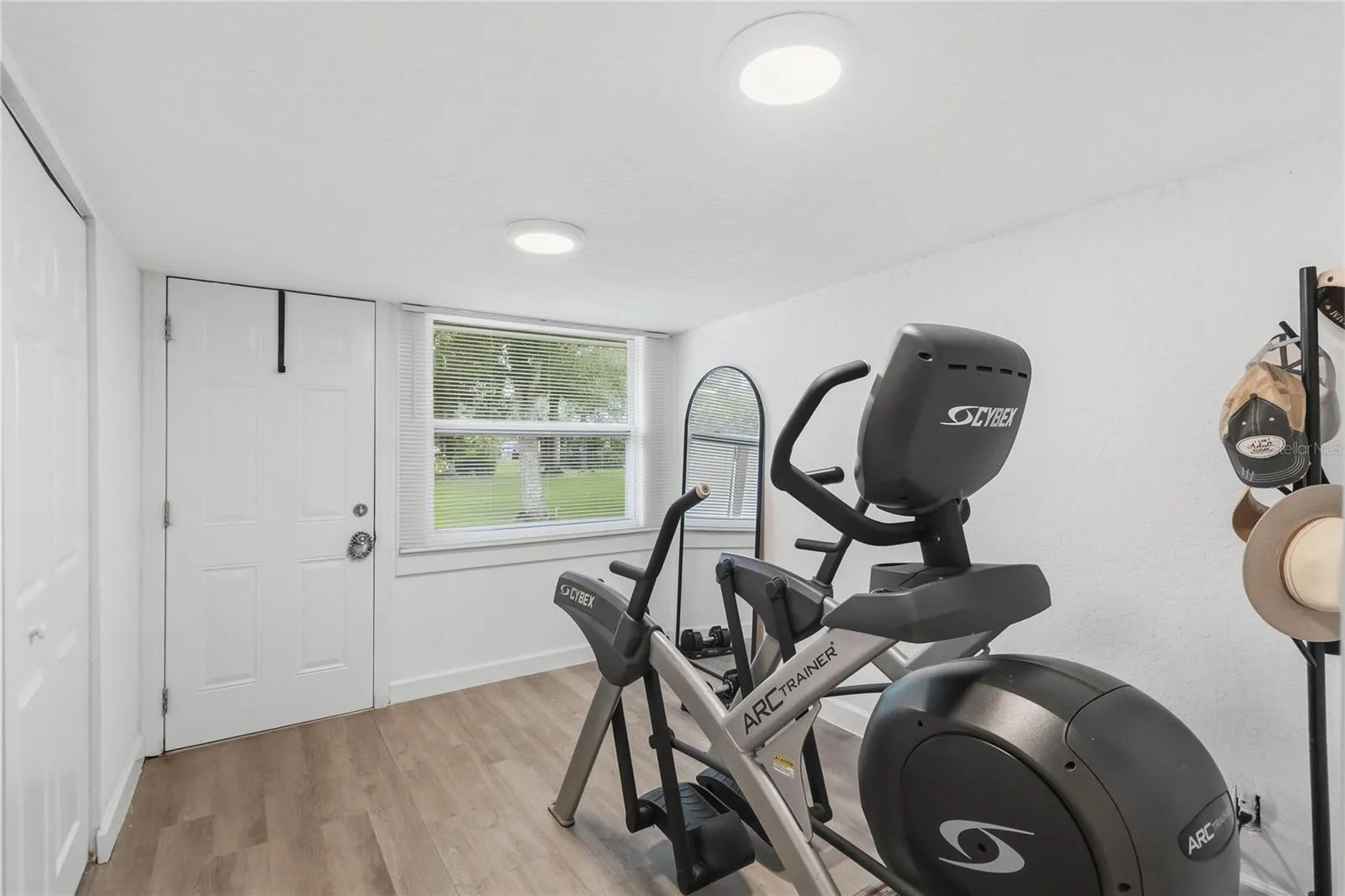 Bonus room is being used as a workout room but could easily be used a 3rd bedroom.