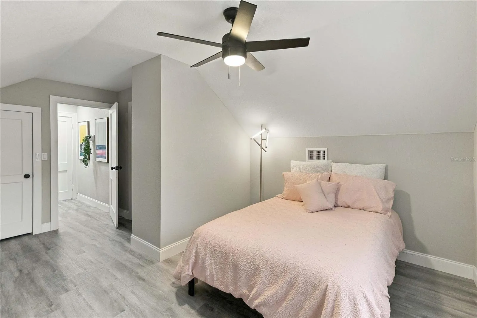 Upstairs bedroom with en-suite half bath