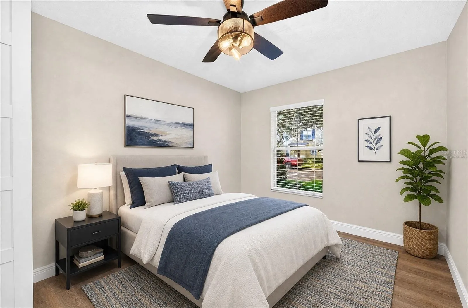 French doors open to a versatile FLEX SPACE that can serve as a FOURTH BEDROOM, home office or hobby room. Virtually Staged