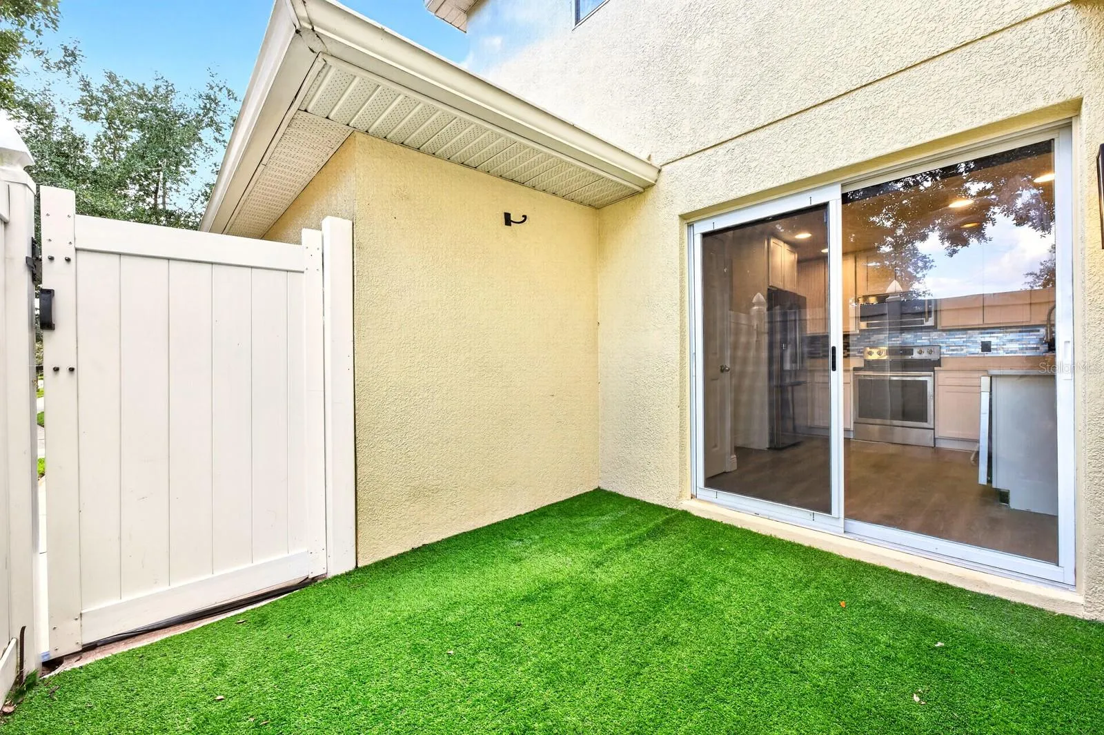 Enjoy your own PRIVATE PATIO just off the Kitchen, offering a pleasant spot for morning coffee, outdoor dining or relaxing at the end of the day.
