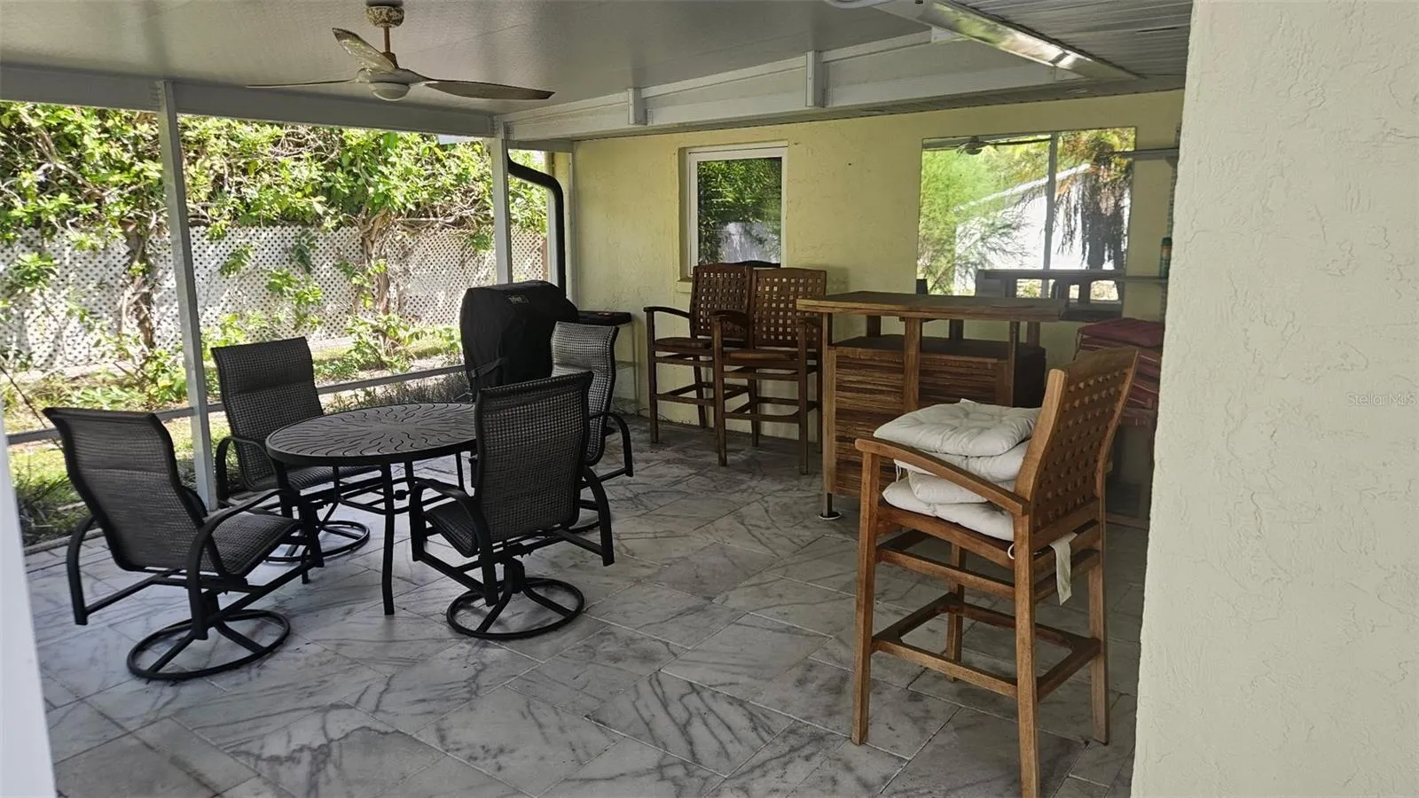 Gathering area covered.