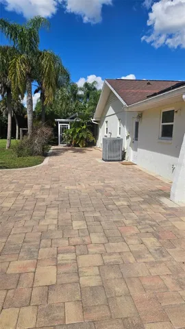 Side parking pad for alll the toys 50' x 9'