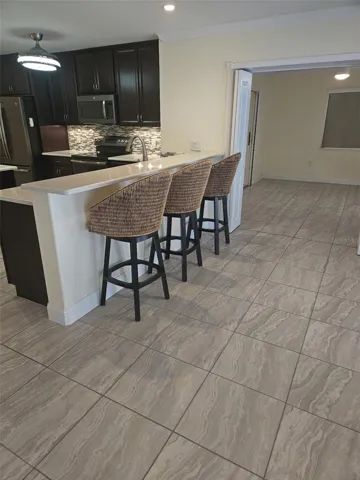 Bonus room past breakfast bar