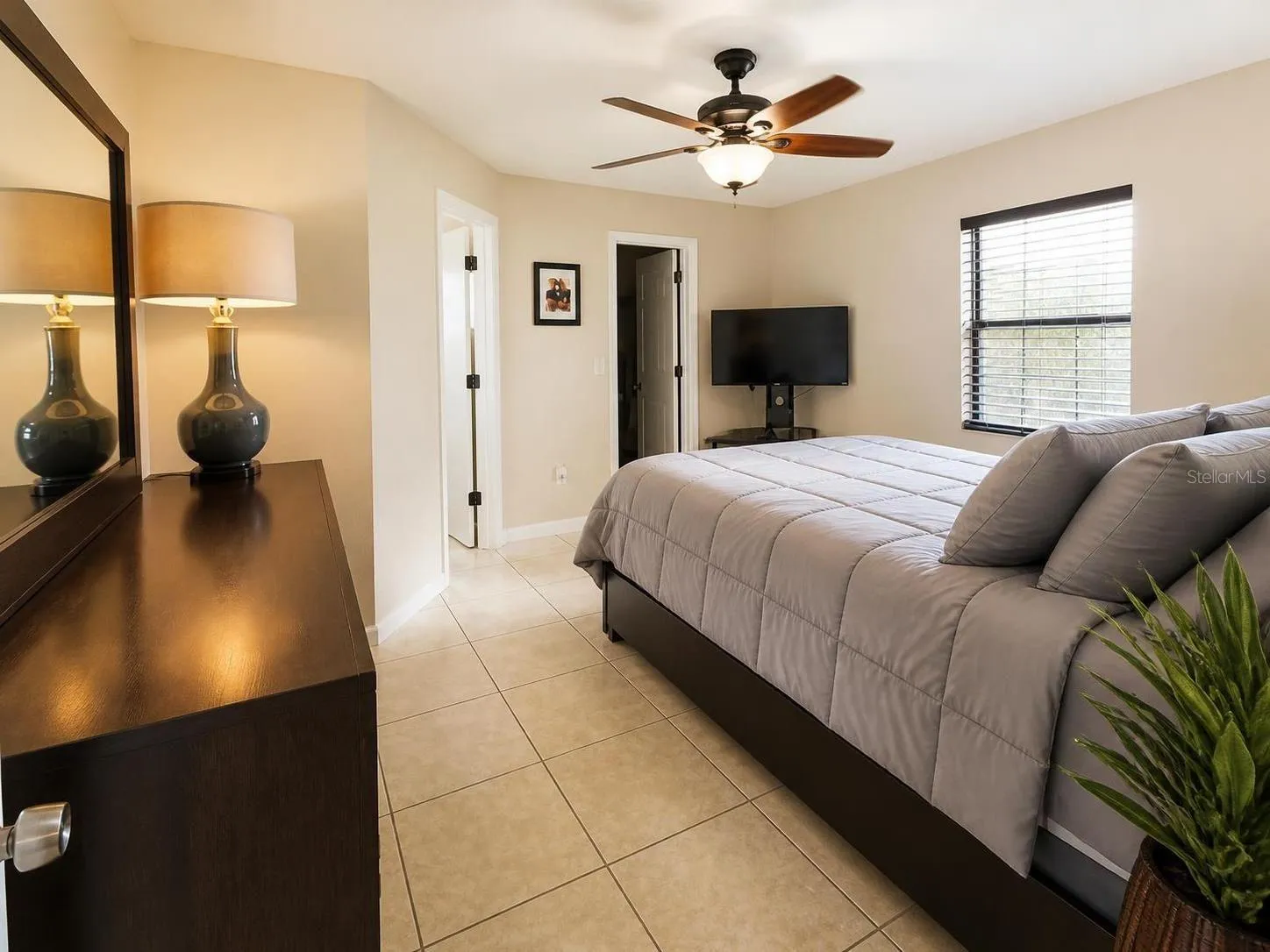 Primary Bedroom with walk in closet