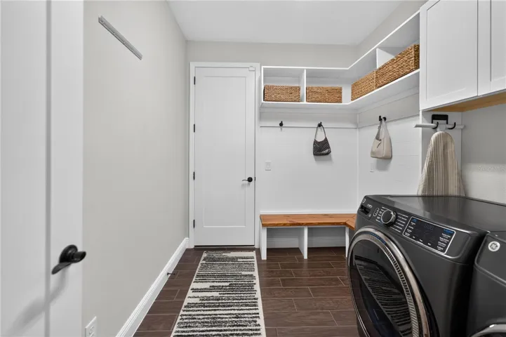 Laundry Room with Custom Drop Zone
