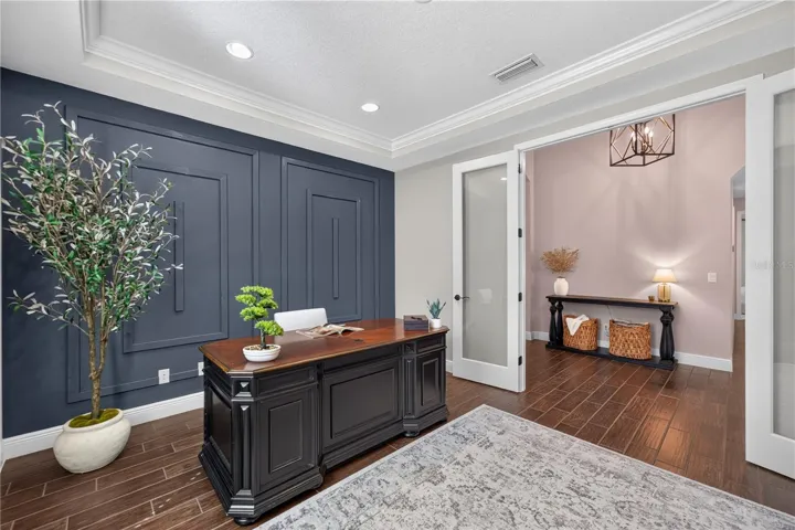 Custom wood wall