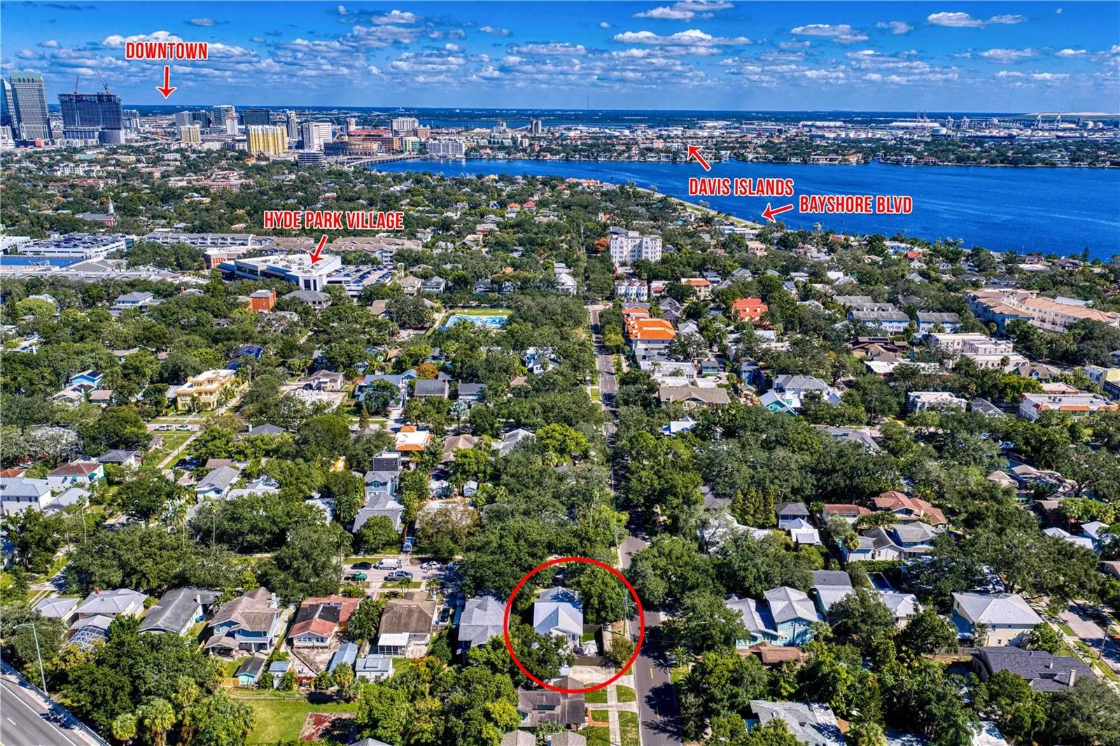 If you want walkable this is your ideal home. The village, Davis Islands, Bayshore Blvd, Downtown
