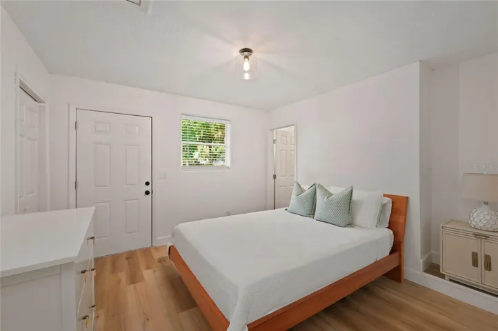 primary suite...had door to backyard